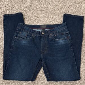 Classic Indigo Straight Jeans for Men